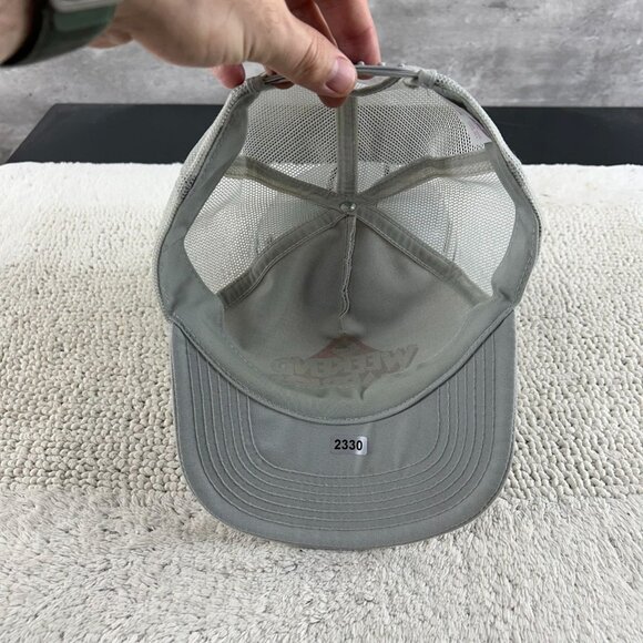 Vintage Weekend Warrior Mesh Snapback Trucker Hat OSFA Workwear Sakrete Grey Cap - Picture 6 of 11